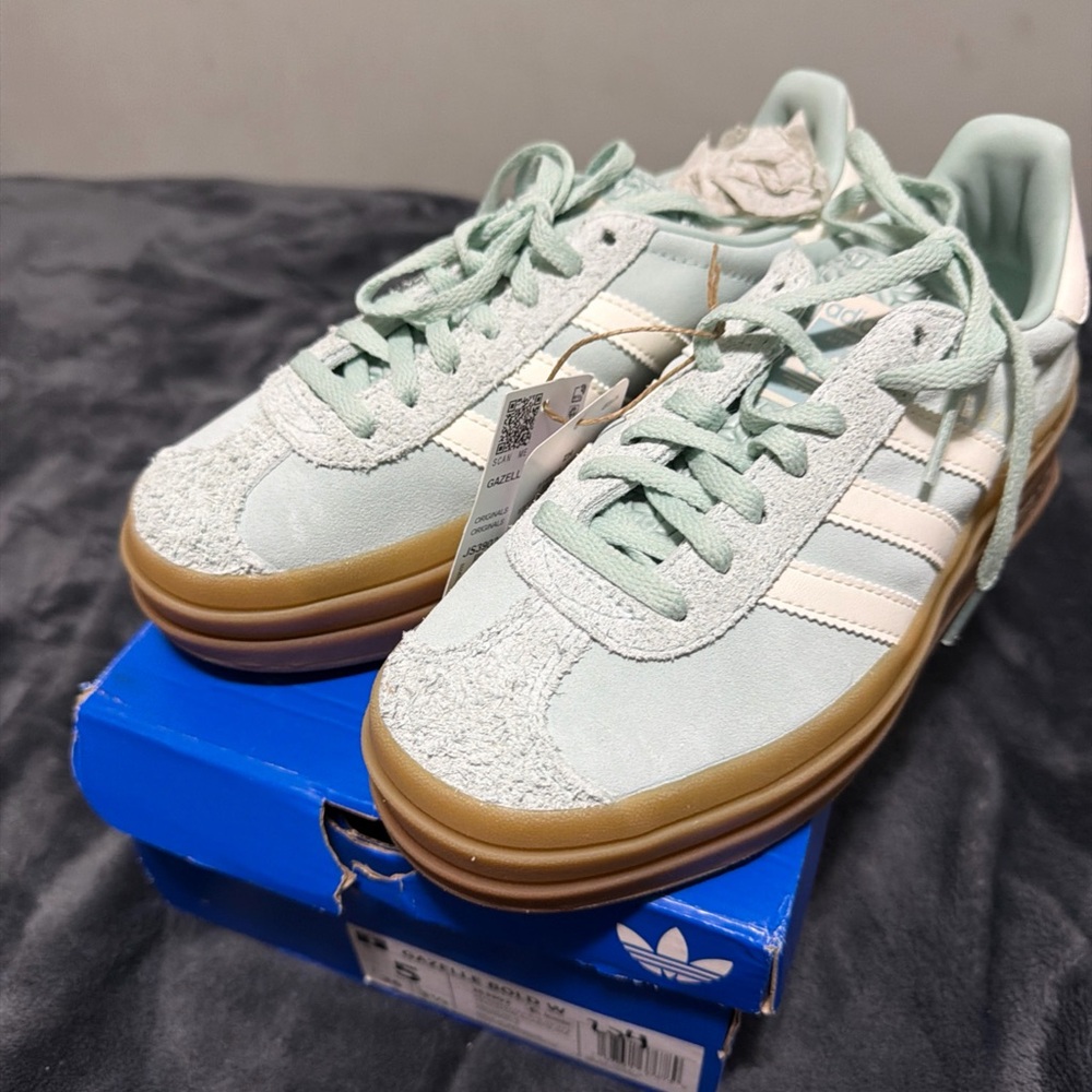 Adidas Gazelle Bold W Stacks with Gum bottom